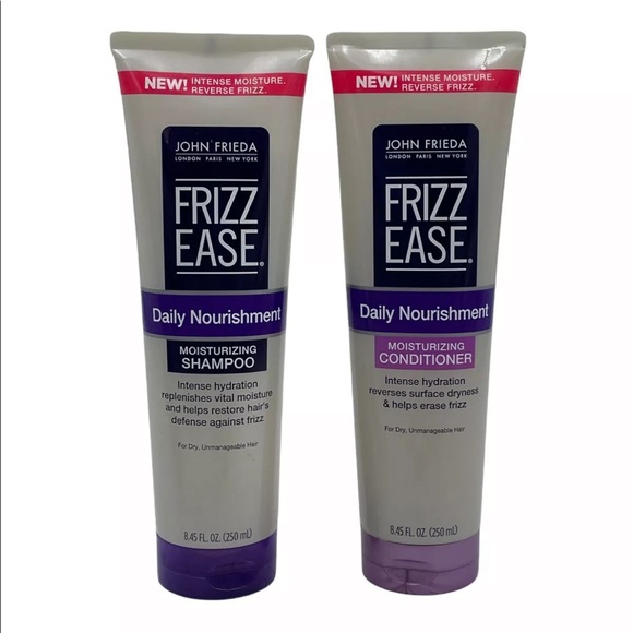 John Frieda Frizz Ease Daily Nourishment Moisturizing Shampoo & Conditioner 8.45 - Picture 1 of 7
